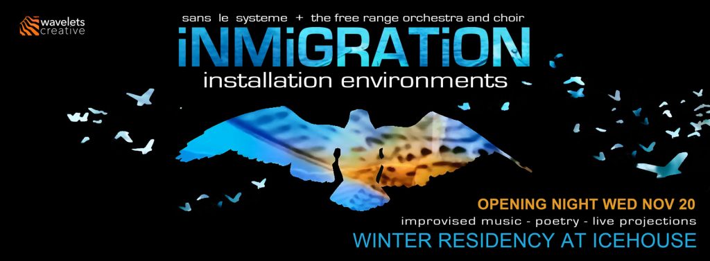 The iNMiGRATiON series returns to Icehouse for a Winter Residency beginning on Wednesday November 20 at 9pm. No Cover. 